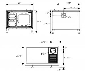 Deva Wood Cook Stove Schematics